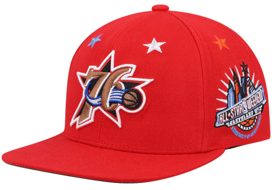 Philadelphia 76ers NBA 97 All Star Star HWC Green Mitchell & Ness Snapback Hat