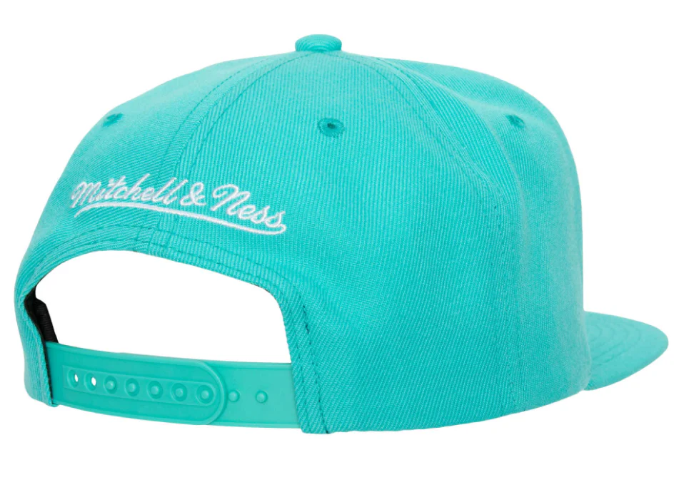 Men's Mitchell & Ness San Antonio Spurs Ground 2.0 Teal Adjustable Snapback Hat