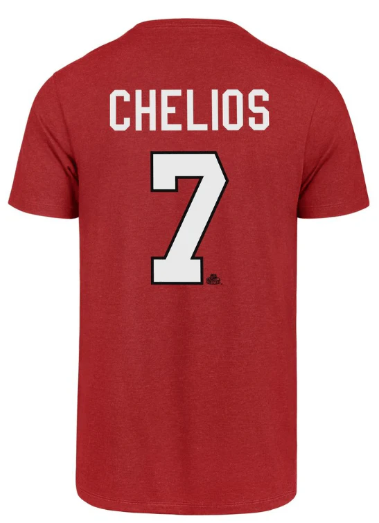 Chicago Blackhawks Chris Chelios Name And Number Club Tee By ’47 Brand