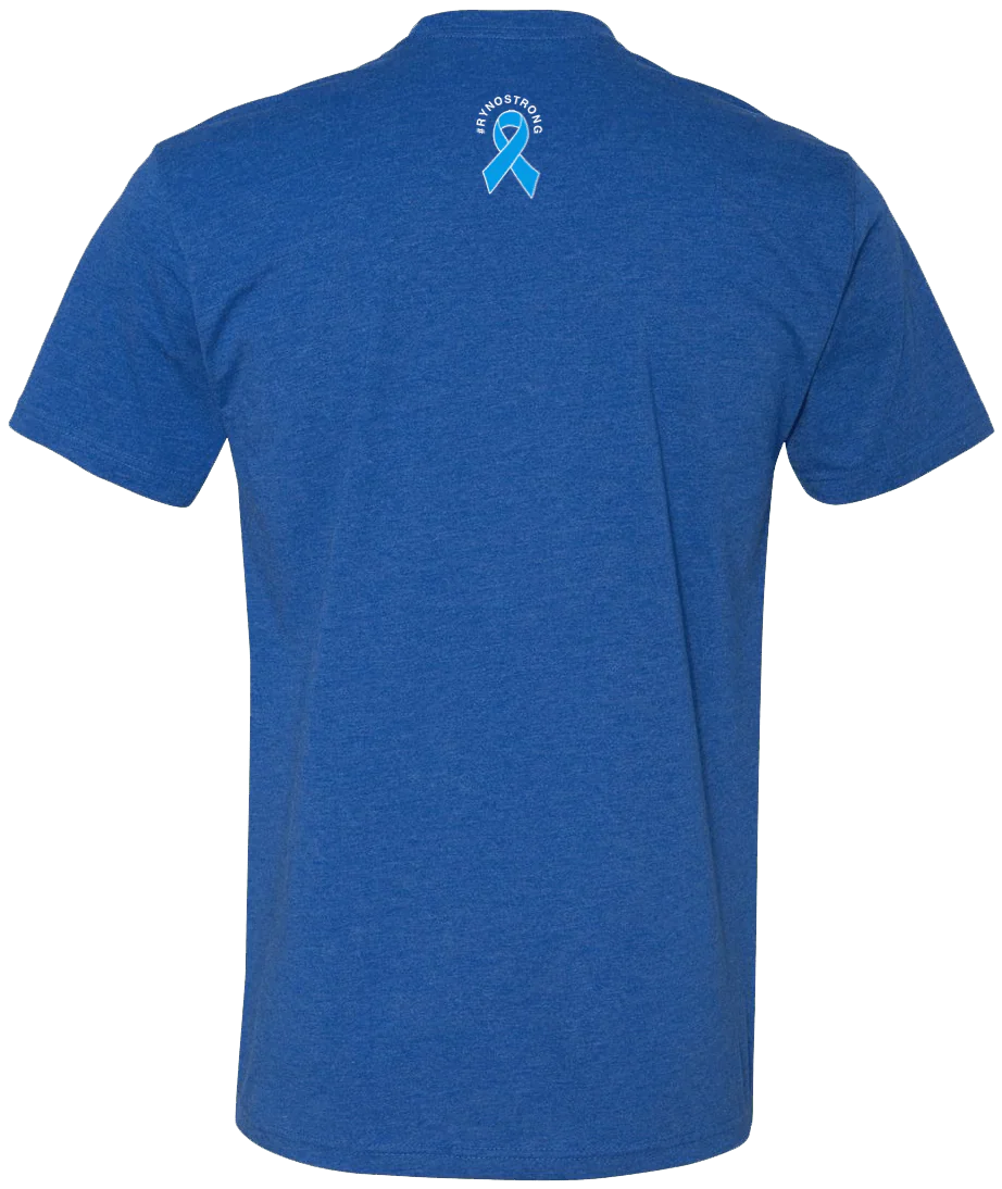 Men's Obvious Shirts Ryne Sandberg Ryno Strong Chicago Cubs Blue Tee