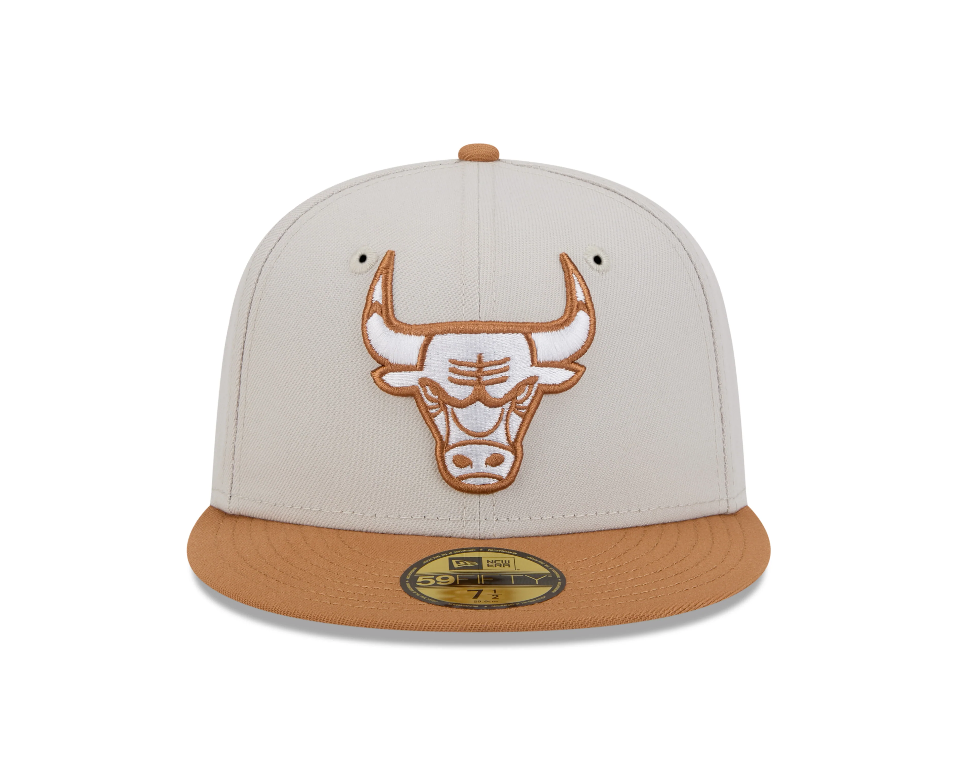 Chicago Bulls 2 Tone Stone/Bronze 59FIFTY Fitted Hat