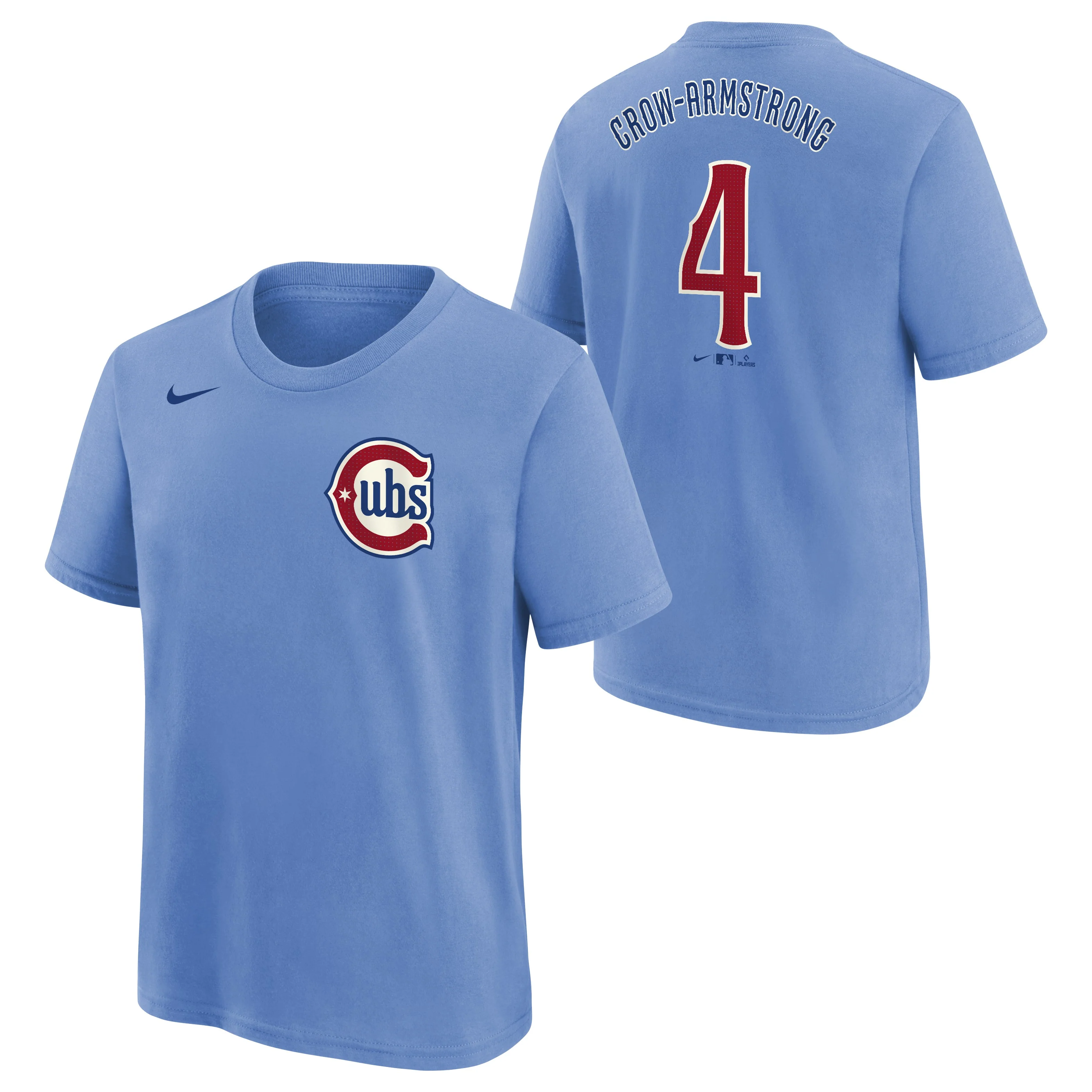 Youth Chicago Cubs Pete Crow-Armstrong Blues 2nd Alternate Nike Name And Number Tee