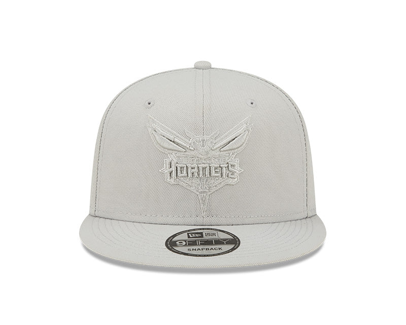 Men's Charlotte Hornets New Era Silver Color Pack 9FIFTY Snapback Hat