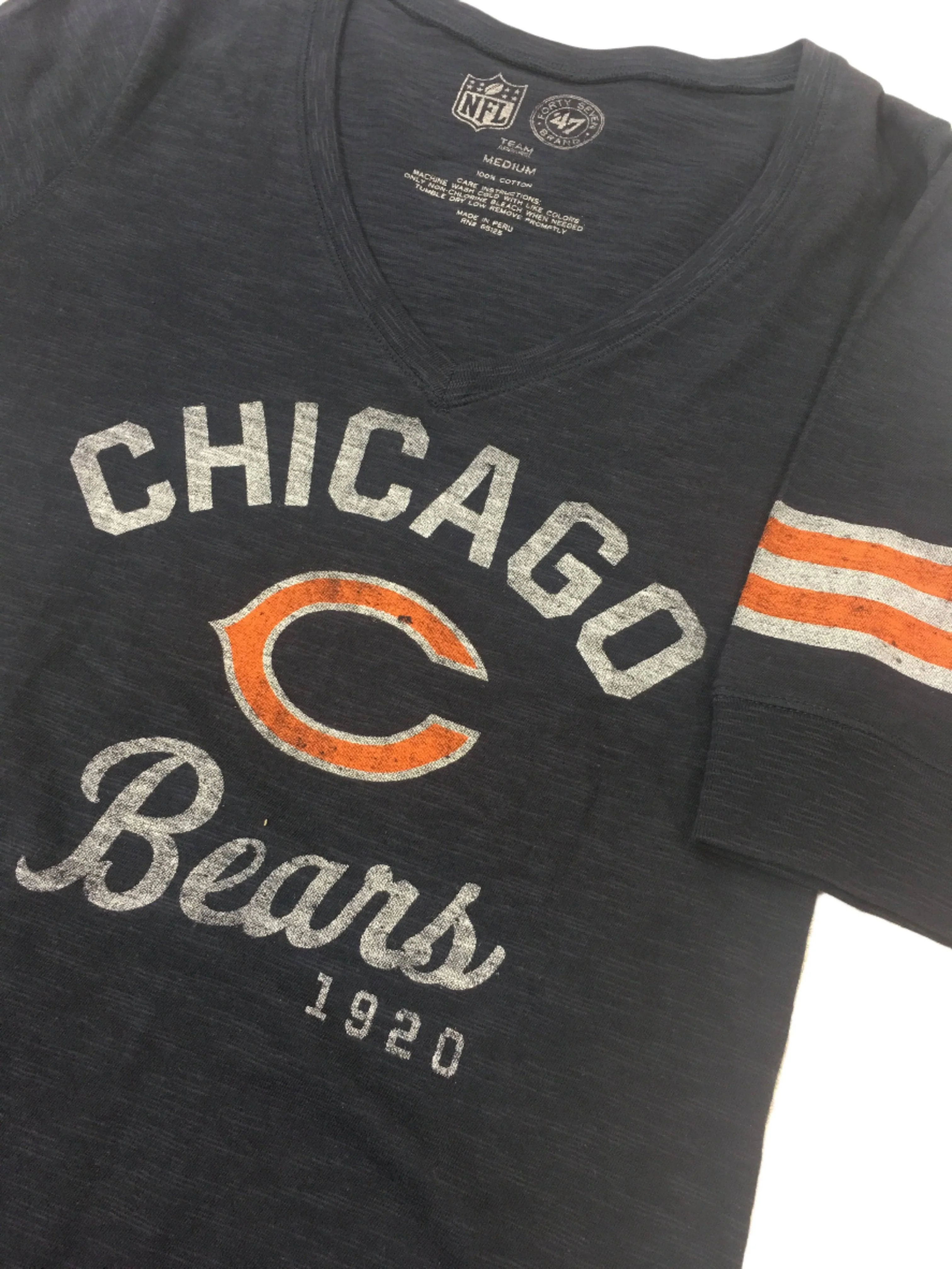 Womens Chicago Bears Fall Navy Midfield Scrum T-Shirt