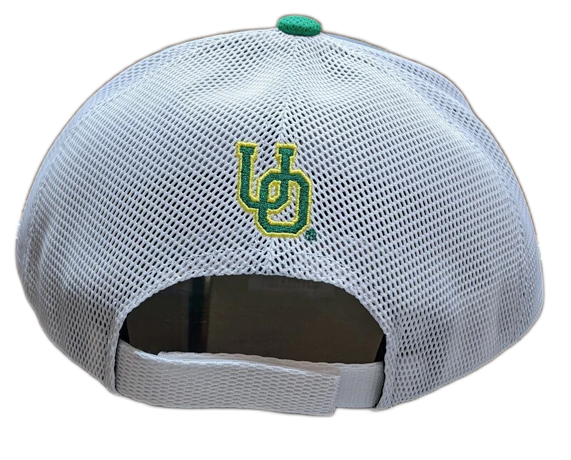 Men's Oregon Ducks Stamp 3-Tone Adjustable Hat By Top Of the World