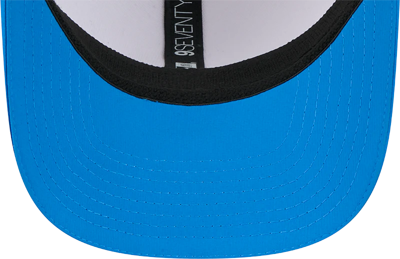 Men's Detroit Lions New Era White/Blue 2025 NFL Training Camp 9SEVENTY Adjustable Hat