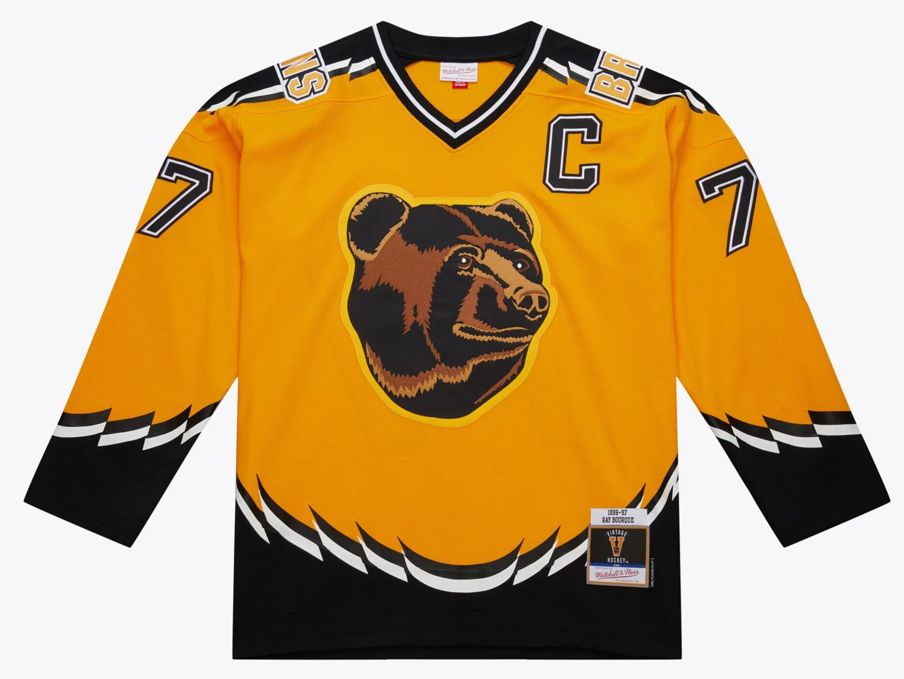 Men's Ray Bourque Gold Boston Bruins 1996/97 Power Play Player Jersey