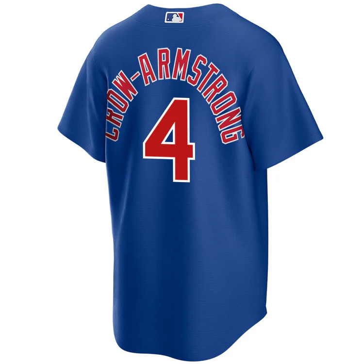 Mens Nike Pete Crow-Armstrong #4 Chicago Cubs Royal Alternate Replica Jersey