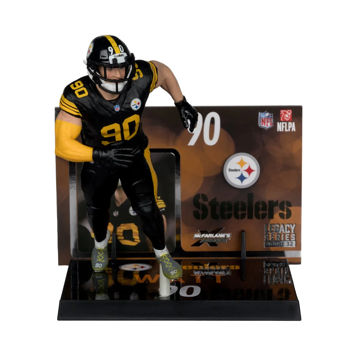 T.J. Watt Pittsburgh Steelers Sportspicks Legacy Series McFarlane Figure