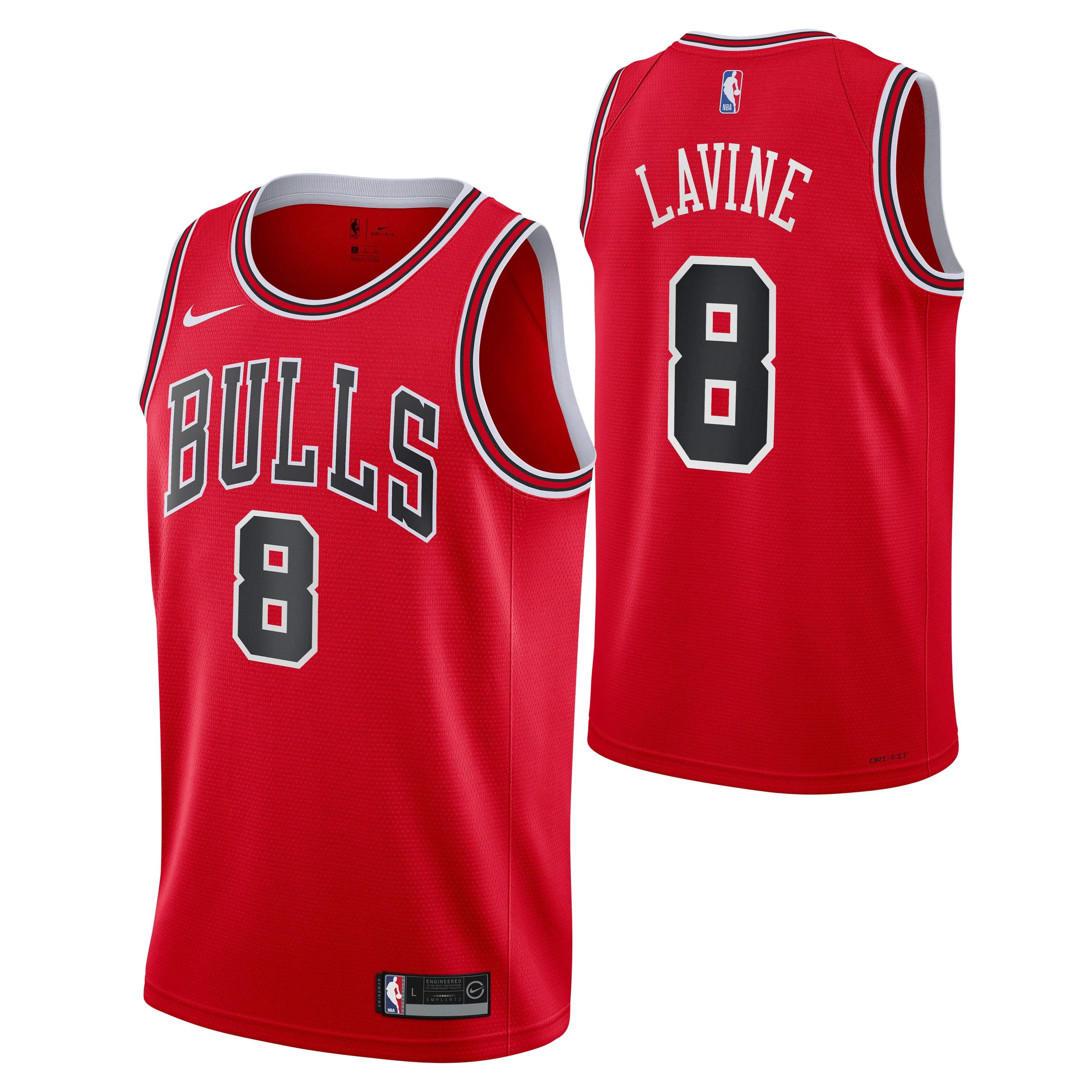 Youth Chicago Bulls Zach Lavine Red Nike Swingman Icon Jersey