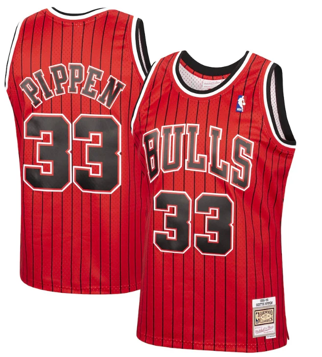 Men's Chicago Bulls Scottie Pippen Mitchell & Ness Hardwood Classics Reload 2.0 Swingman Jersey - Red