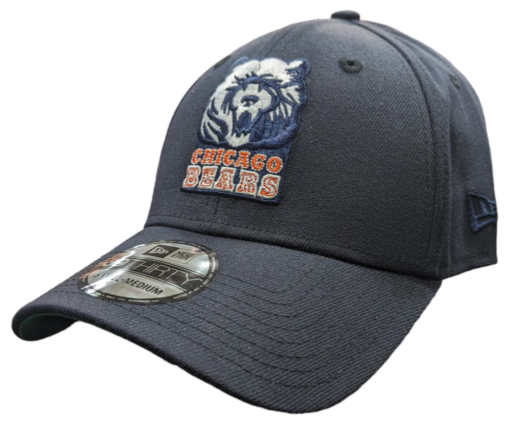 Chicago Bears New Era Gridiron Collection 1990 Classic Navy 39THIRTY Flex Hat