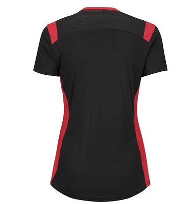 Women's Chicago Blackhawks Draft Me Short Sleeve Criss-Cross Deep V-Neck Tee