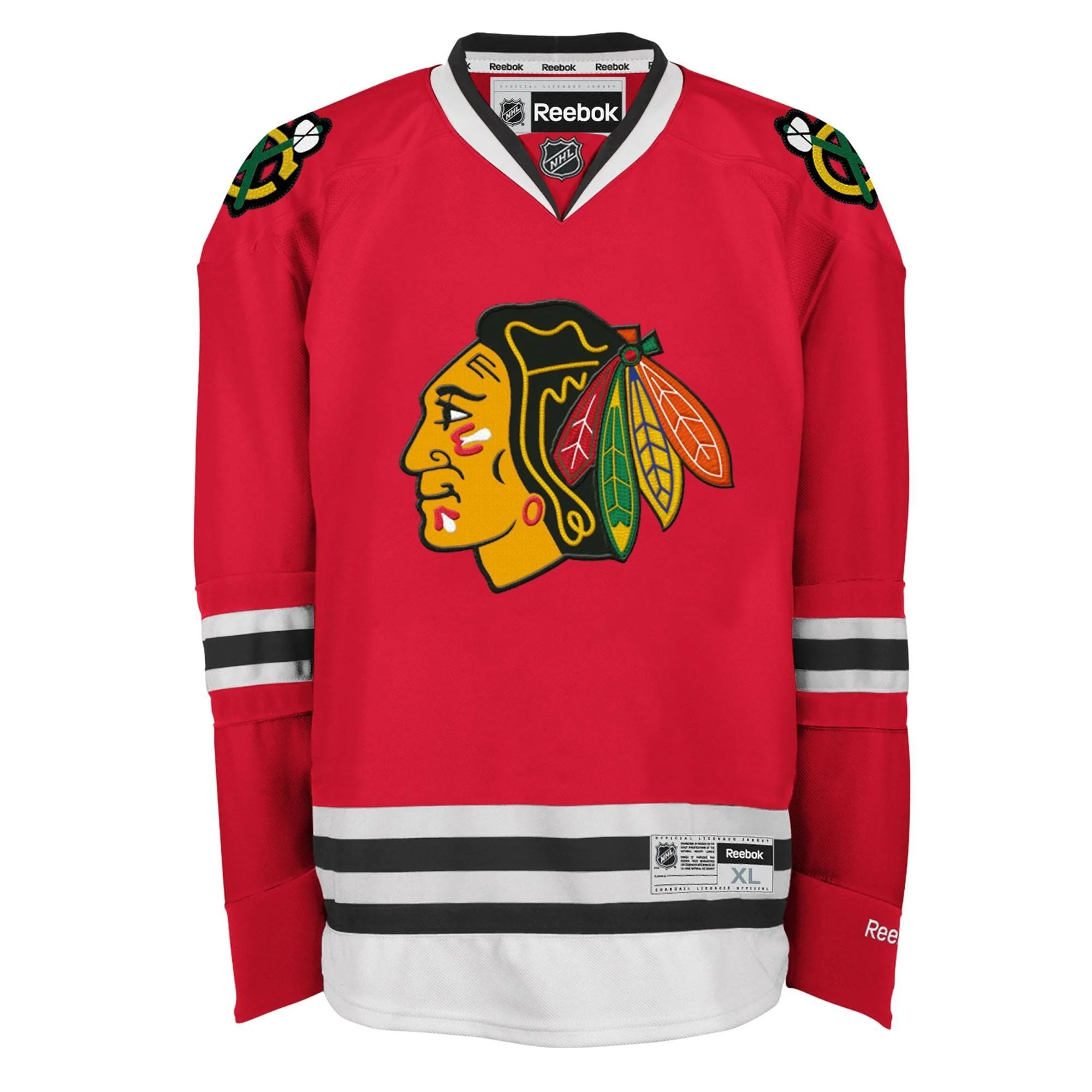 Reebok Chicago Blackhawks Mens Premier Home Jersey - Red