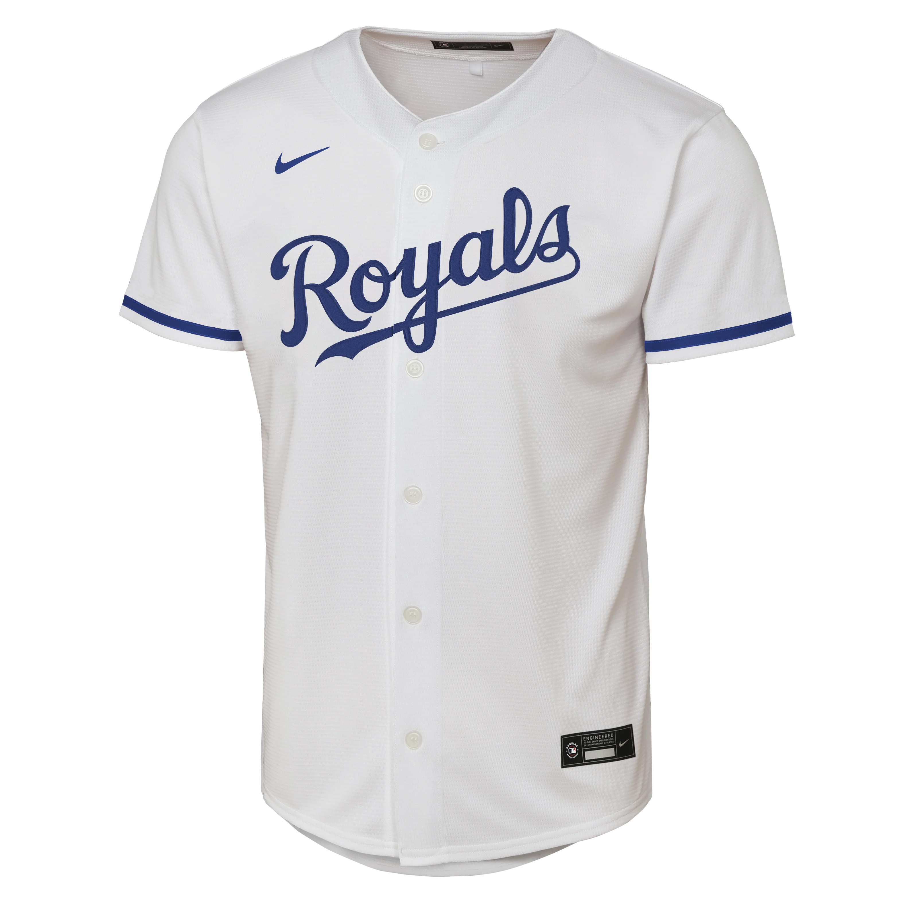 NIKE Youth Bobby Witt Jr. Kansas City Royals White Home Replica Game Jersey