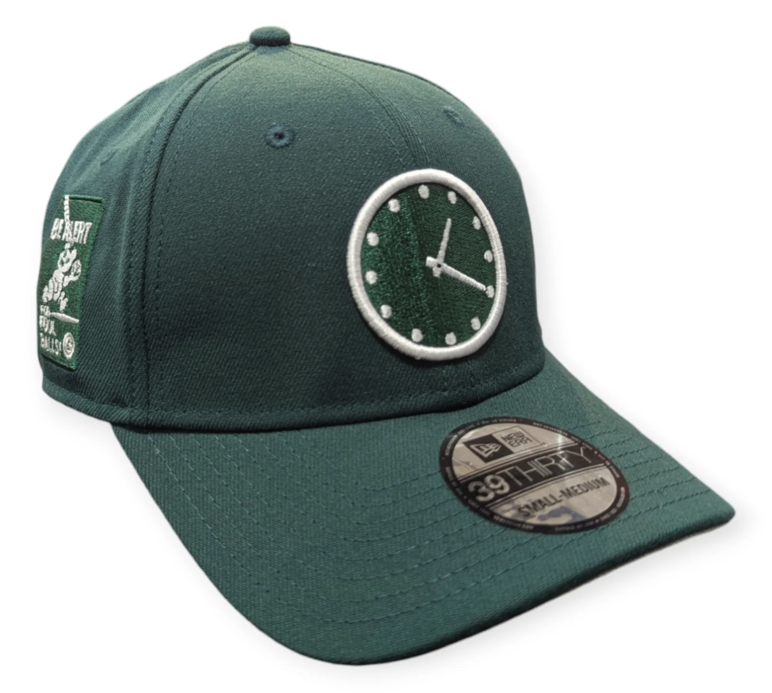 Chicago Cubs New Era Forest Green 1:20 Clock 39THIRTY Flex-Fit Hat