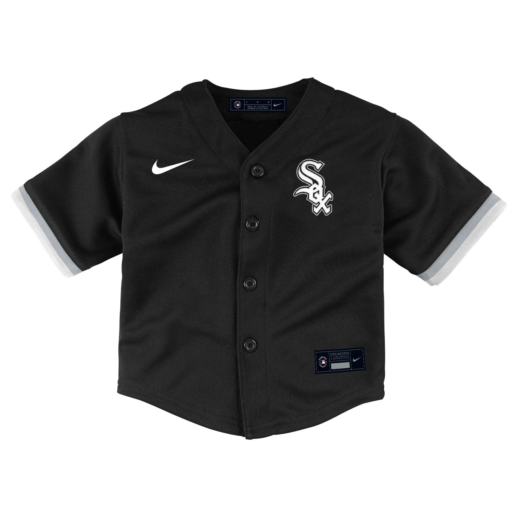 Infant Jose Abreu Chicago White Sox Nike Home Black Replica Team Jersey