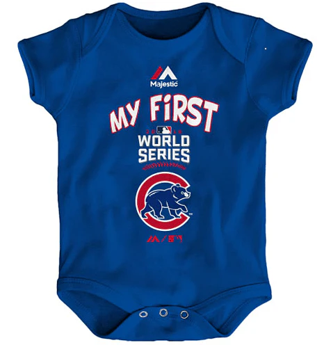 Chicago Cubs Infant 2016 My First World Series Creeper