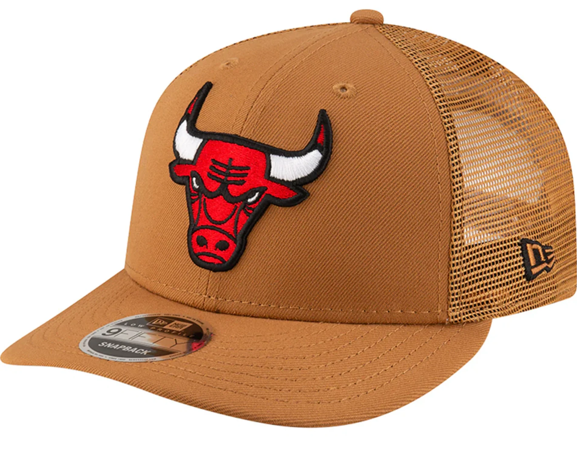 Chicago Bulls New Era Bronze Low Profile Trucker 9FIFTY Snapback Hat