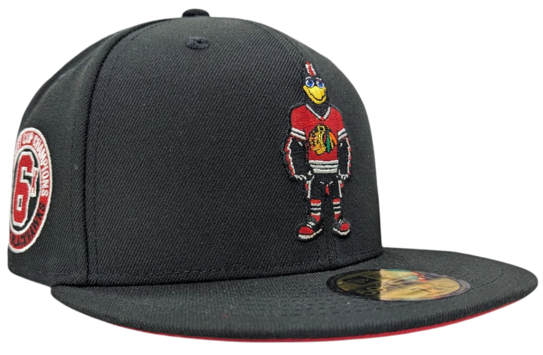Chicago Blackhawks New Era Tommy Hawk Black 59FIFTY Fitted Hat