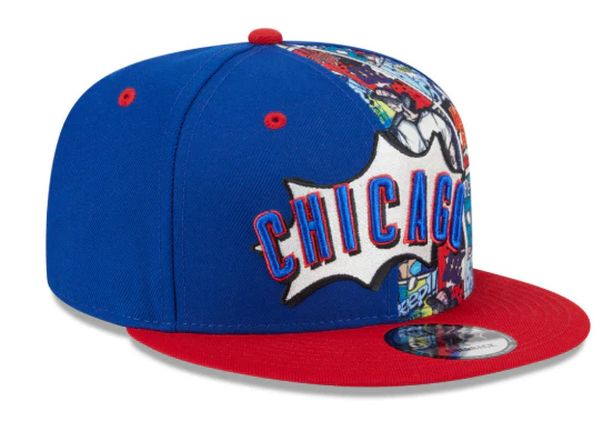 Chicago Cubs New Era 2025 Diamond Hero Royal/Red 9FIFTY Snapback Hat