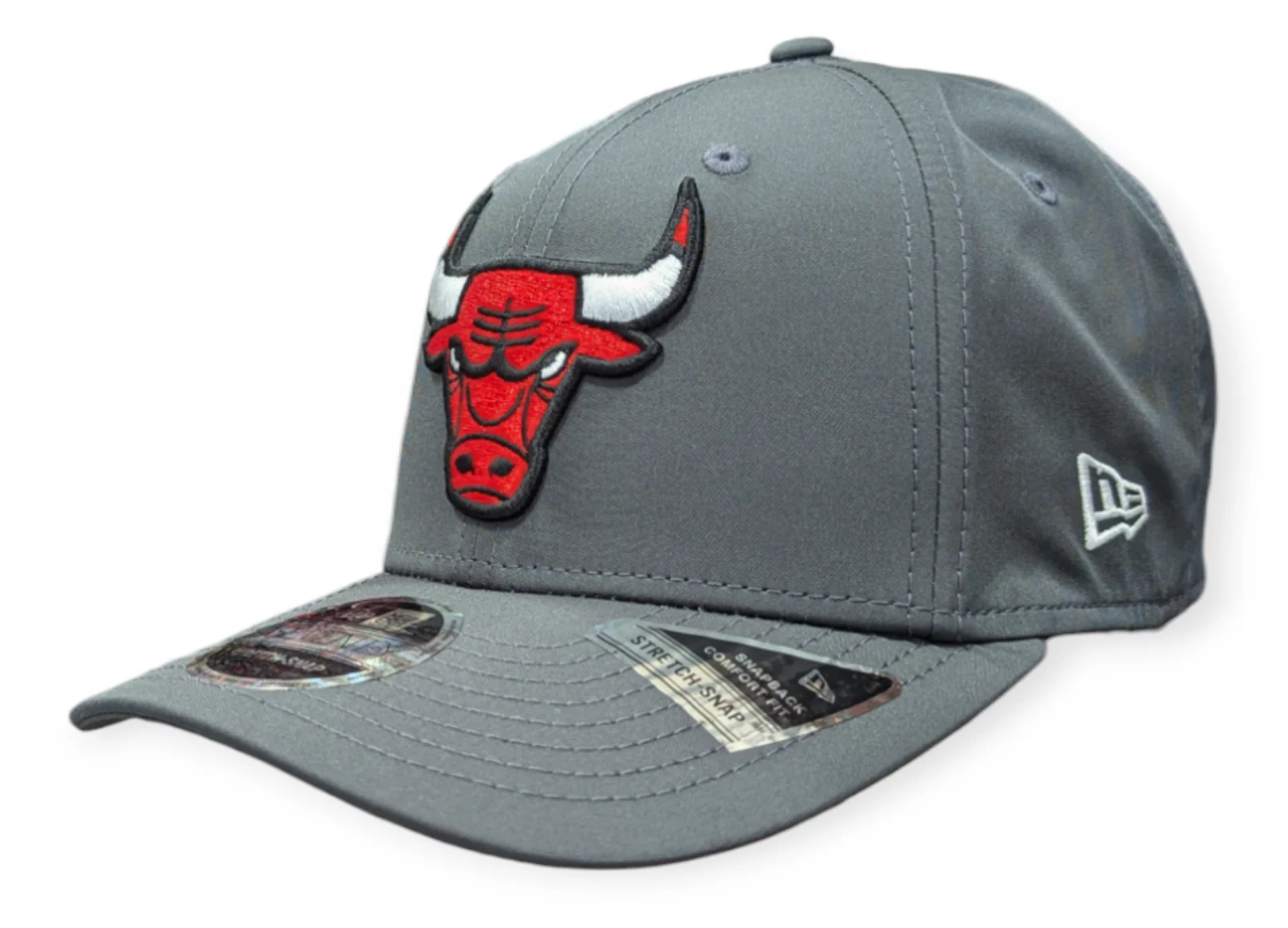 Chicago Bulls New Era Gray Performance 9SEVENTY Adjustable Hat