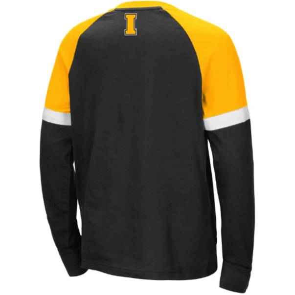 Iowa Hawkeyes Colosseum Youth Ollie Long Sleeve Raglan T-Shirt