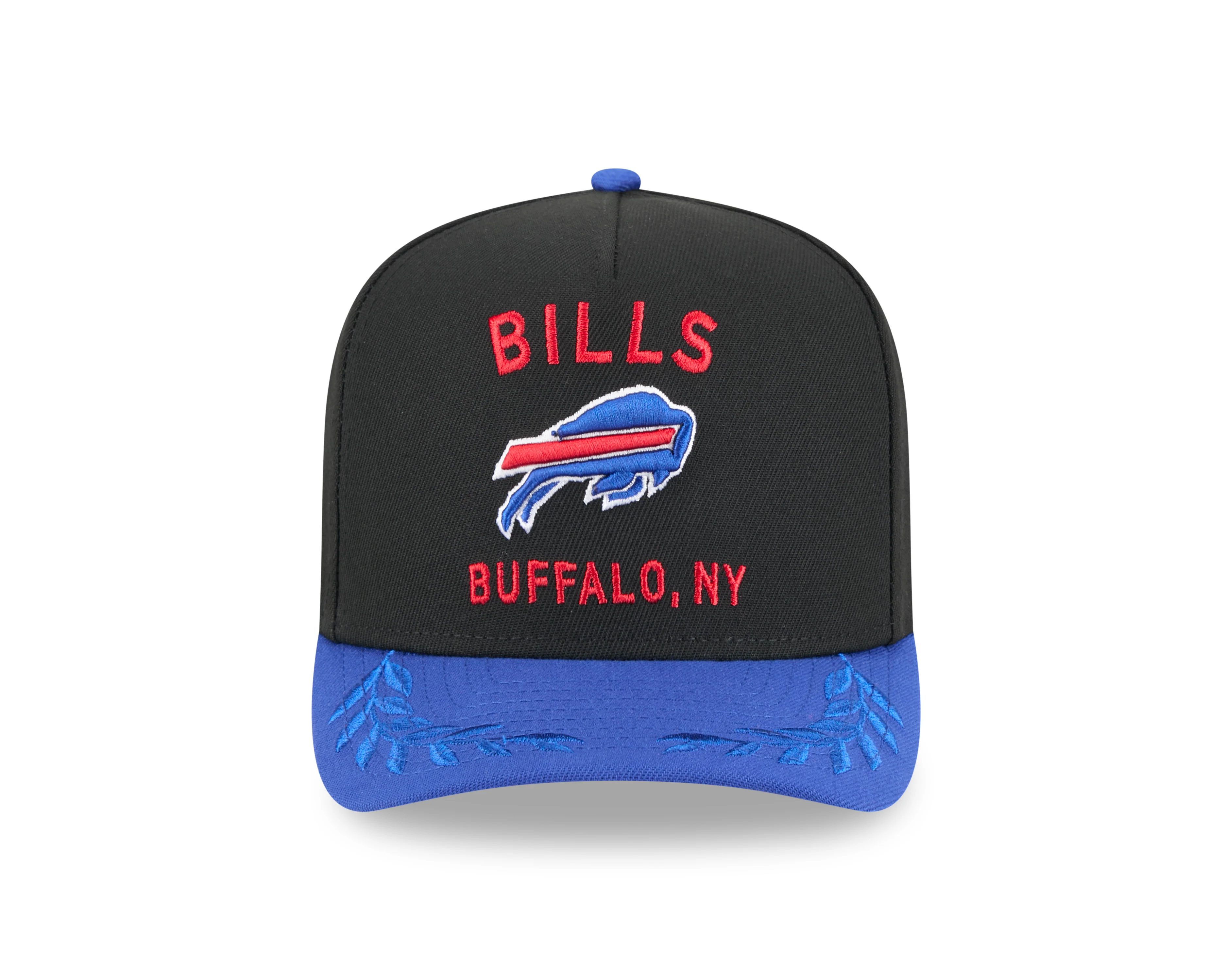 Men's Buffalo Bills New Era 2025 NFL Draft Black A-Frame 9FIFTY Snapback Adjustable Hat