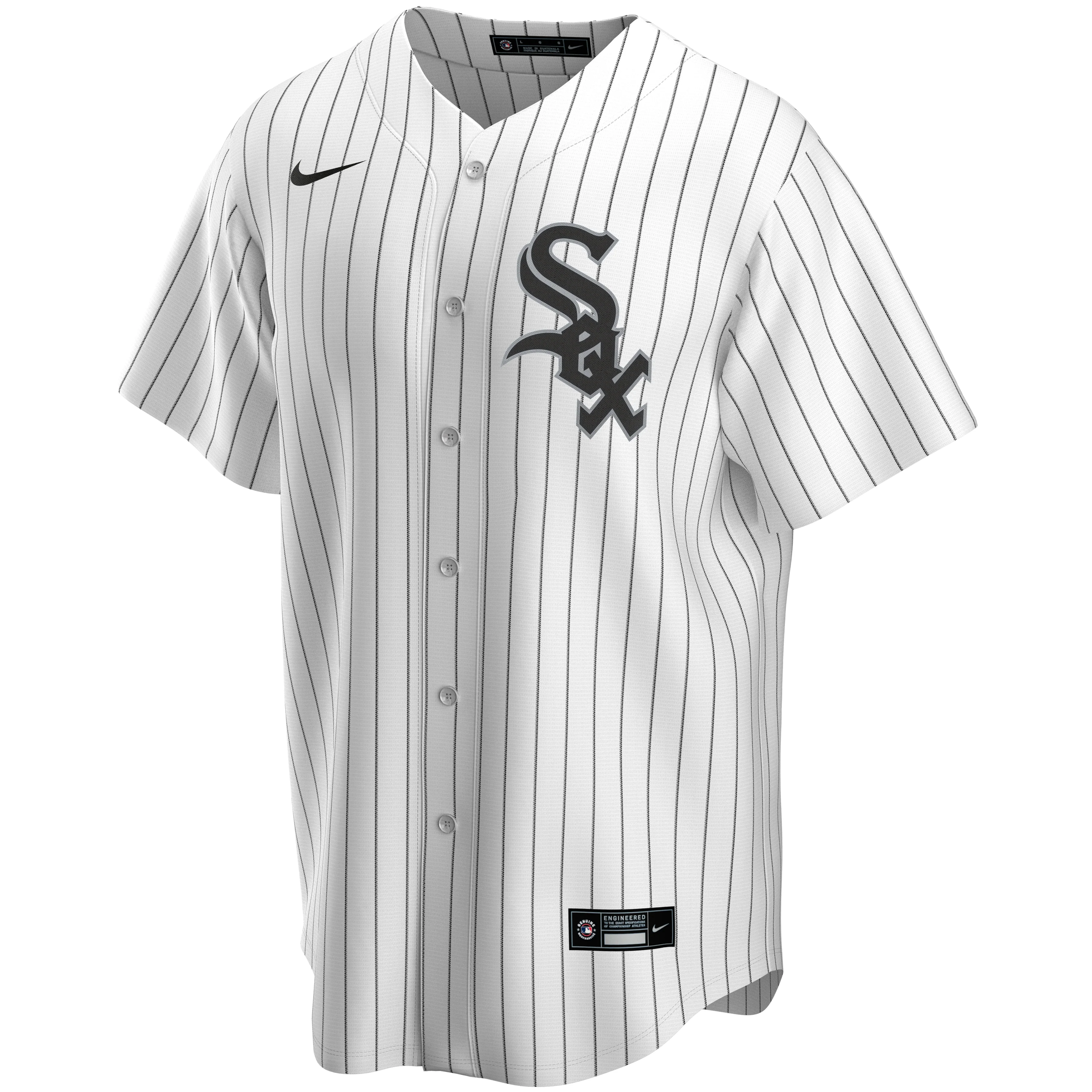 NIKE Men's Yoan Moncada Chicago White Sox White Home Replica Jersey