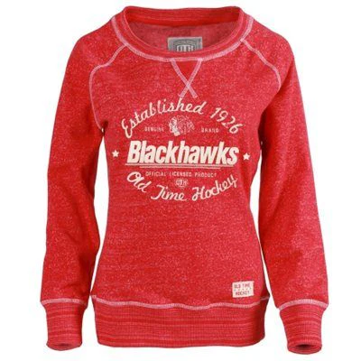 Women’s Chicago Blackhawks Crystal Crewneck Sweatshirt