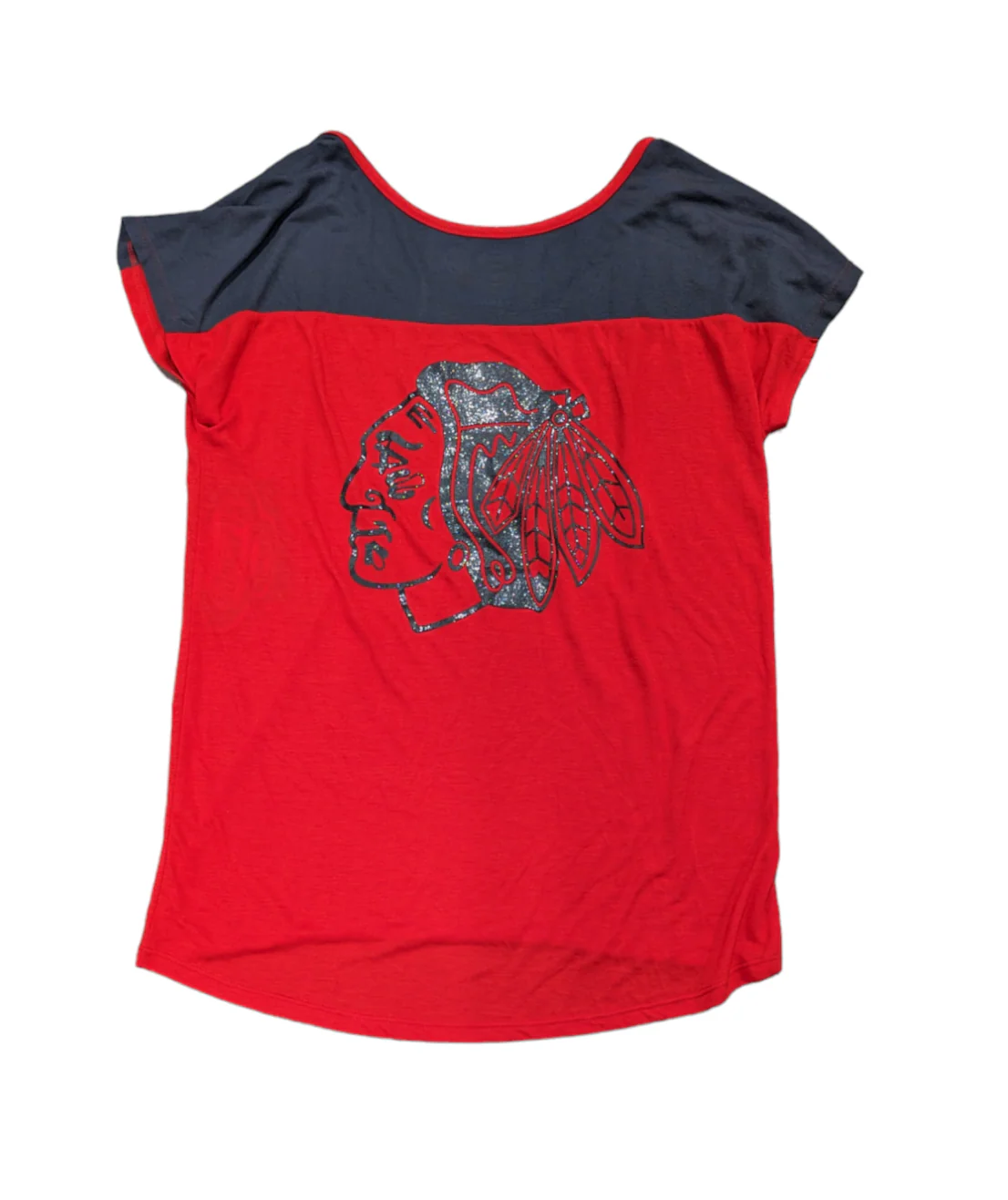 Women's Chicago Blackhawks Red Concepts SportComeback Tee By Concepts Sport