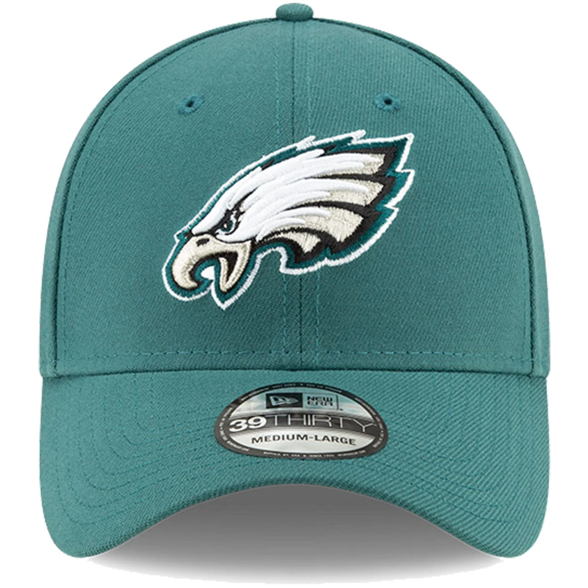 Men's Philadelphia Eagles New Era Midnight Green Team Classic 39THIRTY Flex Hat
