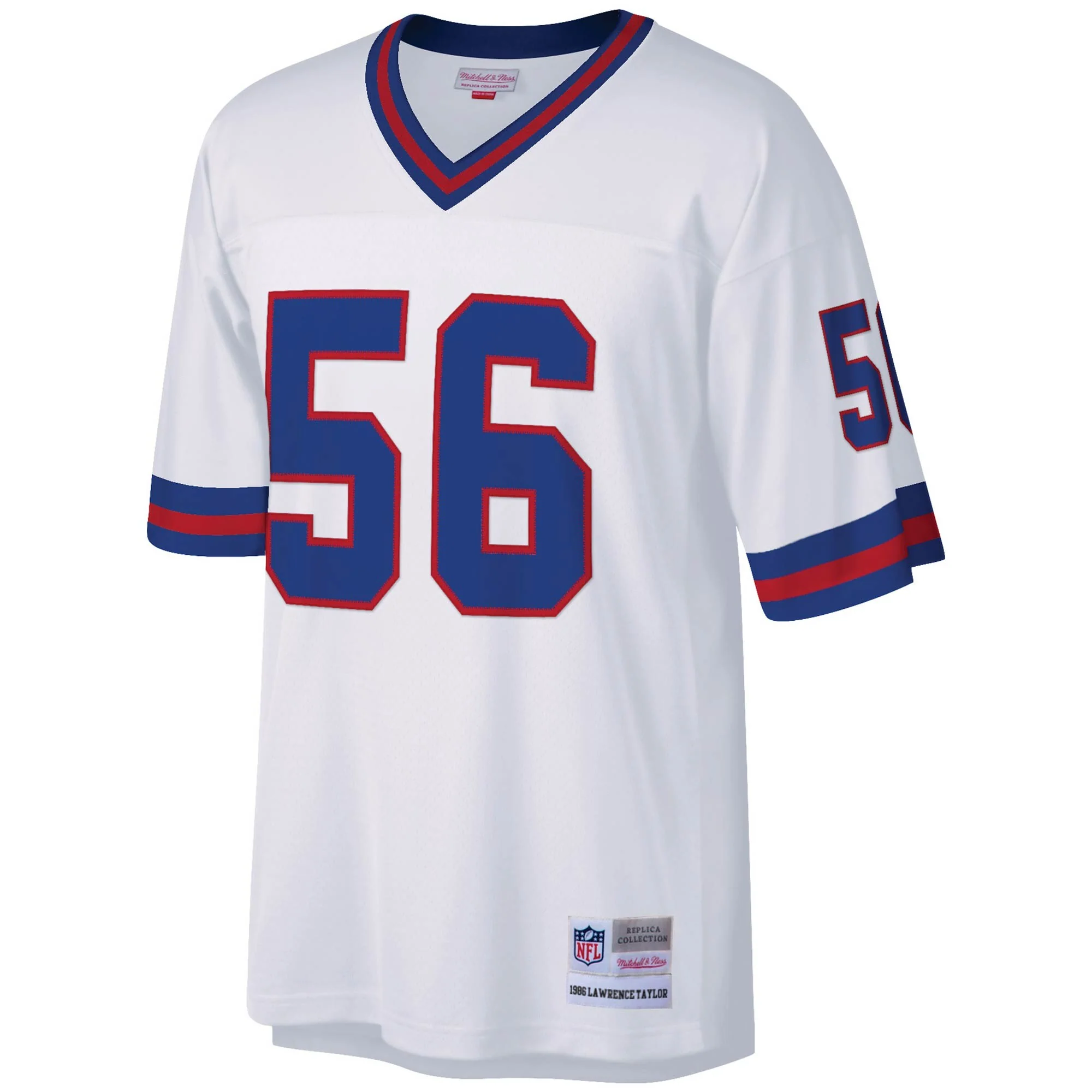 Men's Lawrence Taylor New York Giants Mitchell & Ness White Legacy Replica Jersey