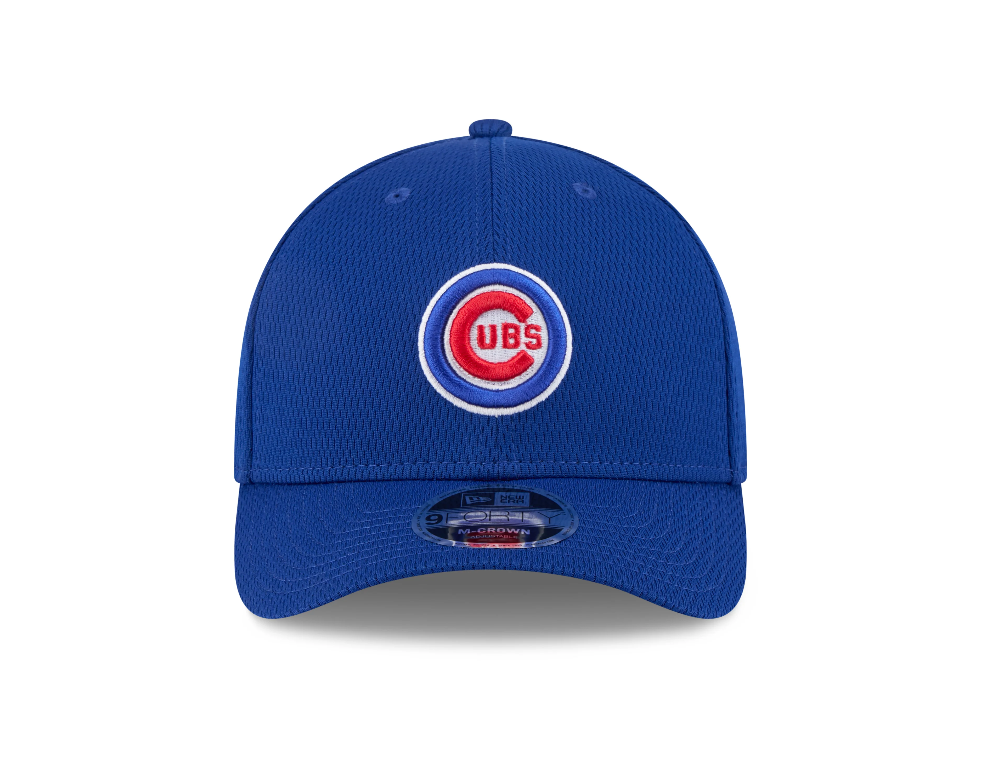 Chicago Cubs New Era Blue 2025 Clubhouse Bullseye Alternate M-Crown 9FORTY Adjustable Hat