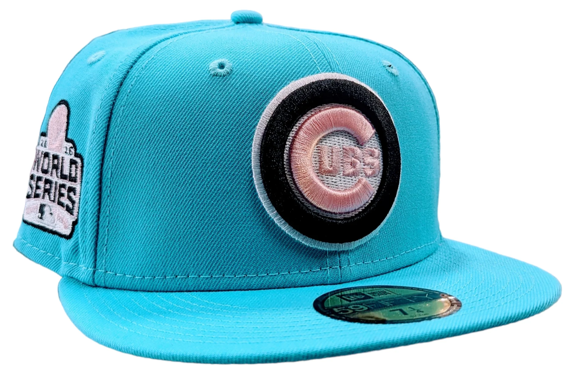 Men's Chicago Cubs Night Spice Vice Blue/Pink New Era 59FIFTY Fitted Hat