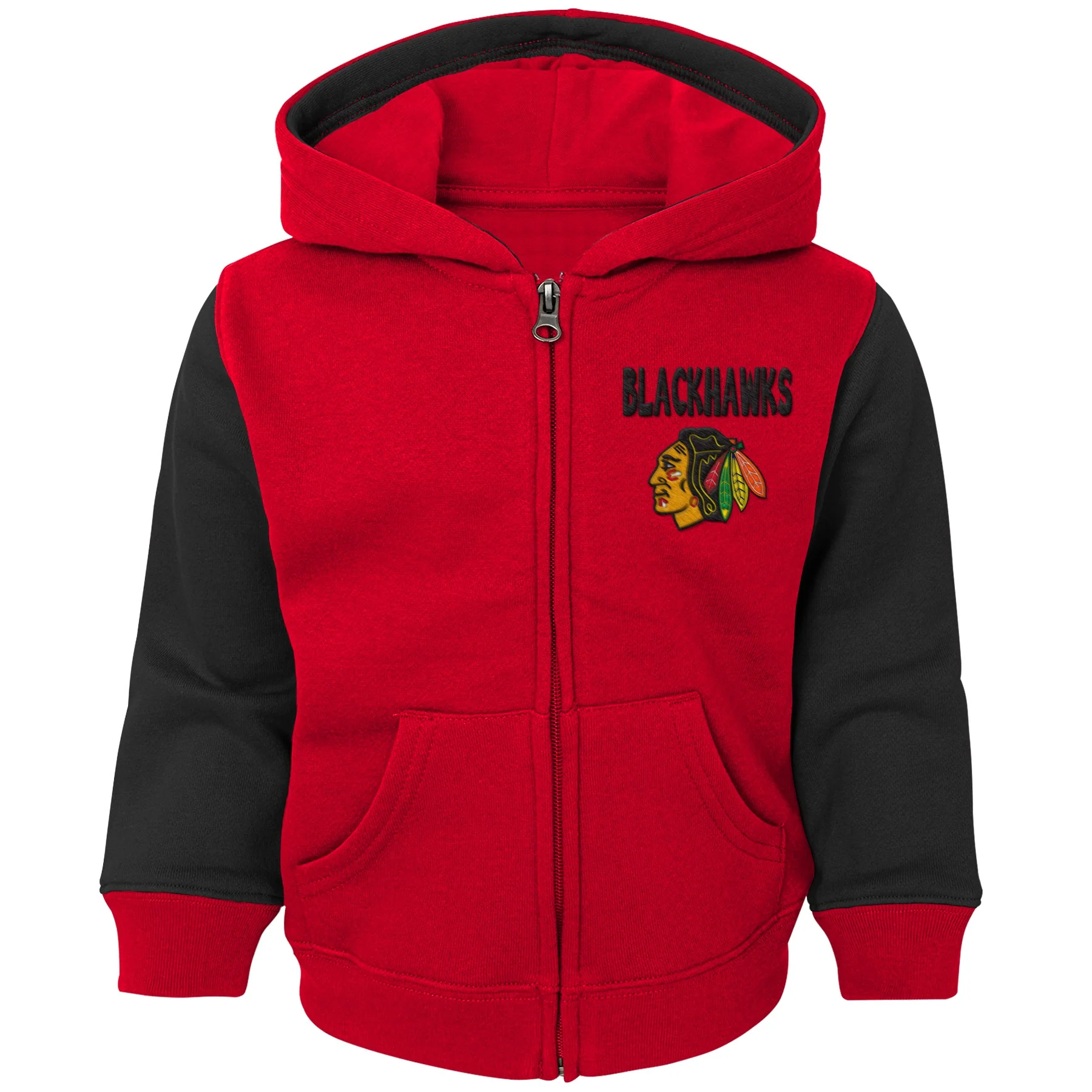 Infant Chicago Blackhawks Stadium Red Full Zip Hoodie