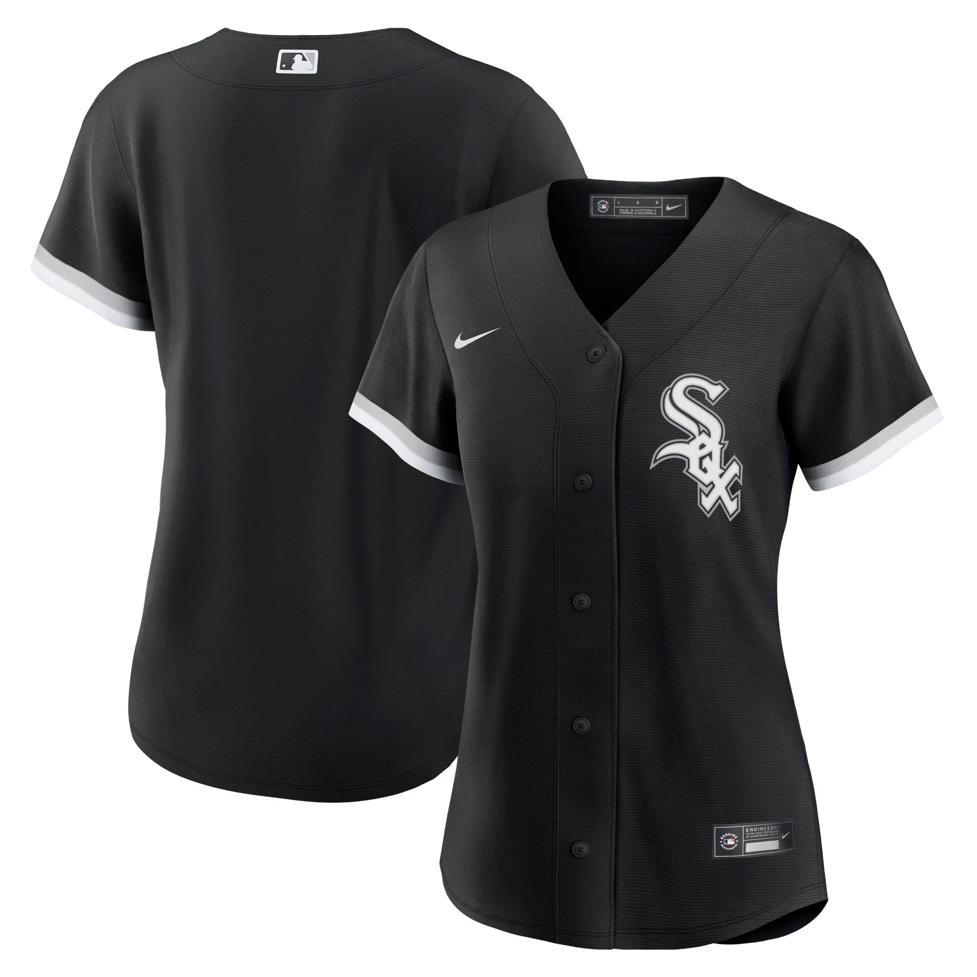 Women's Chicago White Sox Nike Black Alternate Replica Team Jersey