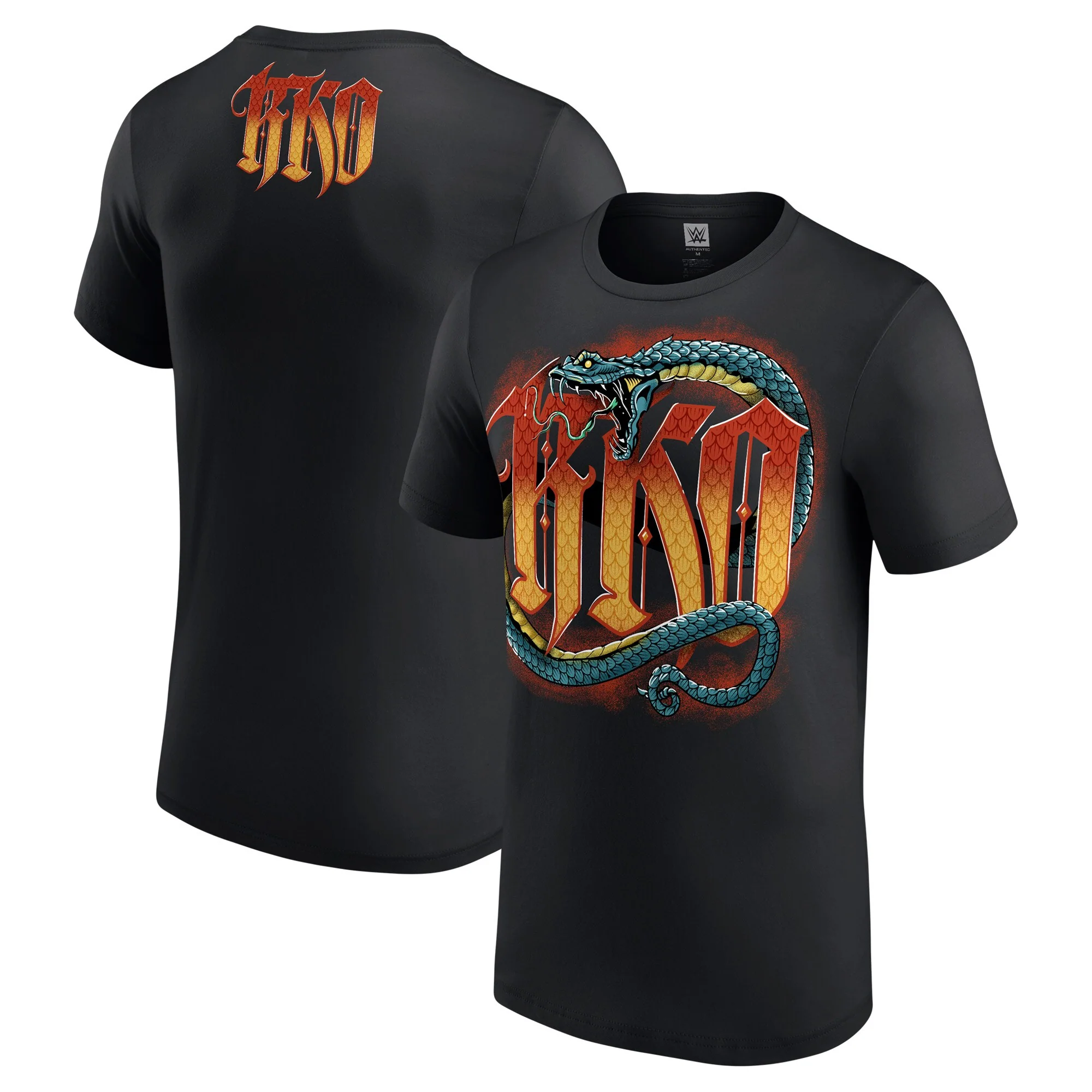 Men's WWE Randy Orton Viper Bite Black T-Shirt