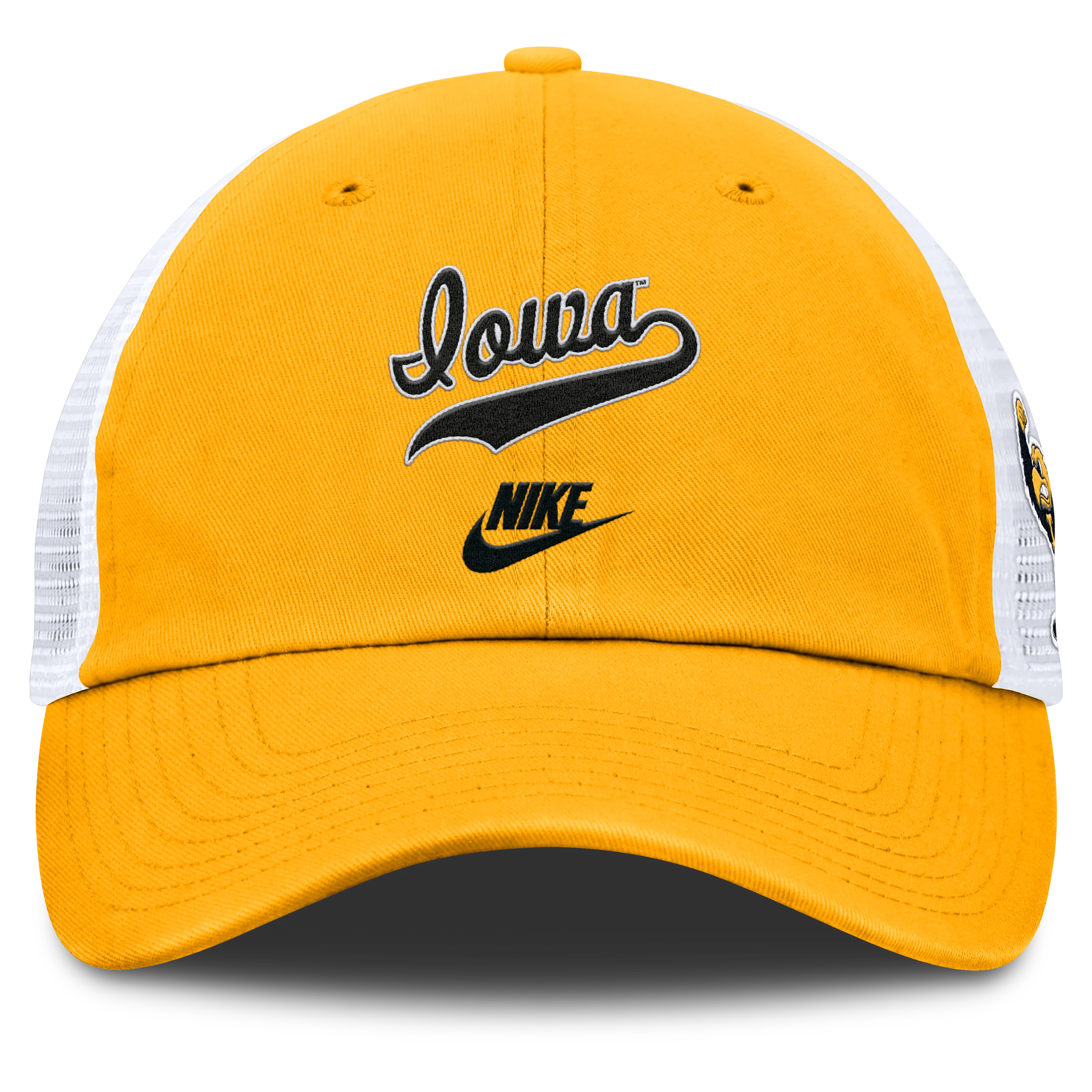 Iowa Hawkeyes Nike Yellow Legacy Club Unstructured Adjustable Trucker Hat