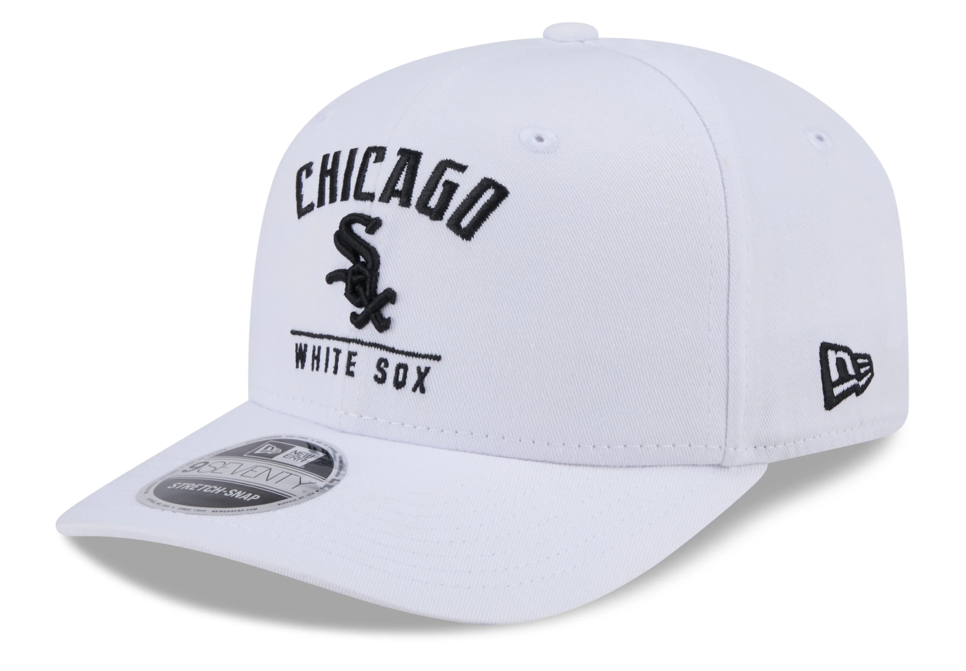Chicago White Sox New Era White 9SEVENTY Team Adjustable Hat