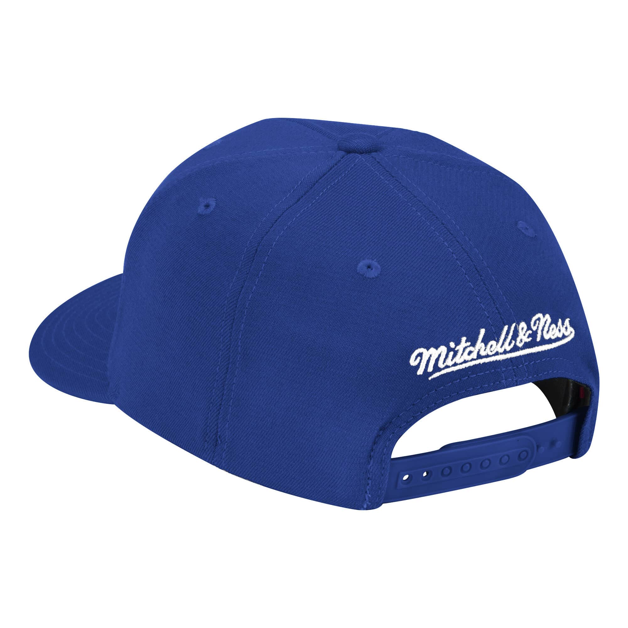 Mens NBA Philadelphia 76ers Royal Zigm Zagm Stretch Snapback Hat By Mitchell And Ness