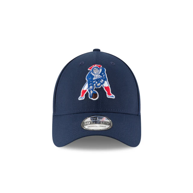 New England Patriots New Era Navy Alternate Logo 39THIRTY Team Classic Flex Hat