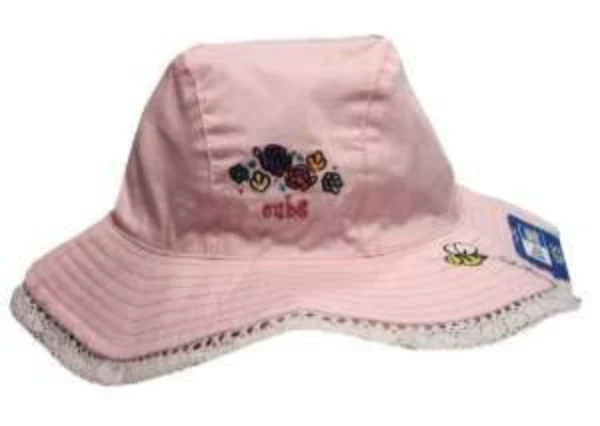 Chicago Cubs Sun And Lace Infant Pink Floppy Hat By New Era