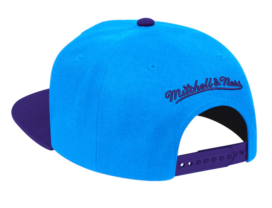 Men's New Orleans Jazz Mitchell & Ness Teal/Purple Hardwood Classics Reload 2.0 Snapback Adjustable Hat