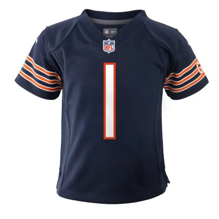 Toddler Chicago Bears Justin Fields Nike Navy Replica Game Jersey