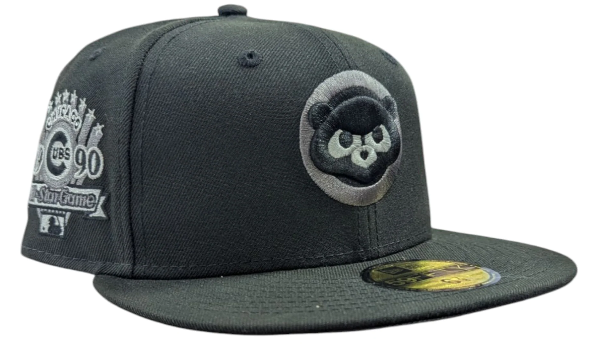 Chicago Cubs New Era Black/Graphite '90 All Star Game 59FIFTY Fitted Hat