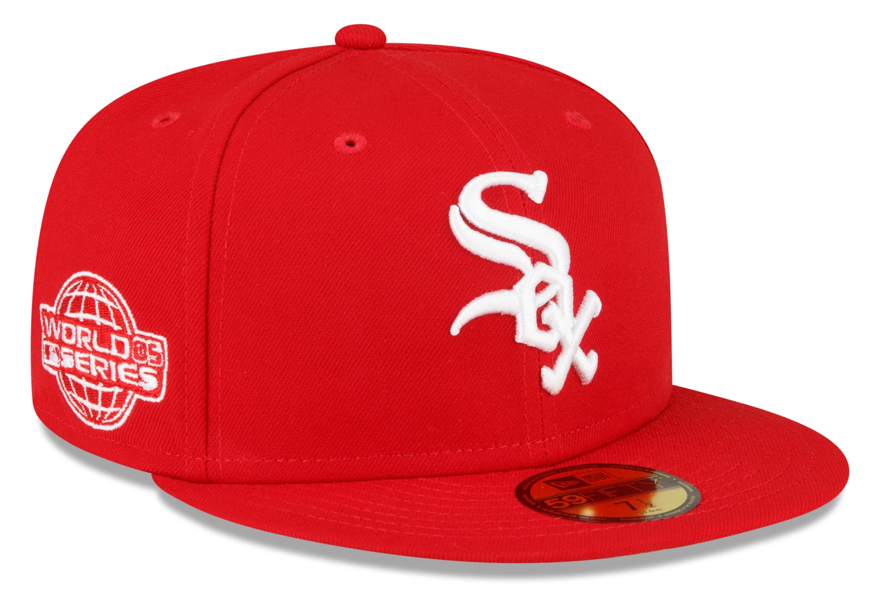 Chicago White Sox Classic Scarlet 2005 World Series New Era 59FIFTY Fitted Hat