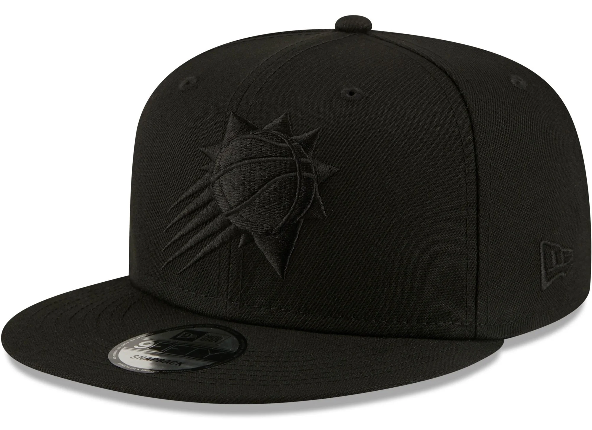 Men's Phoenix Suns New Era Black On Black Color Pack 9FIFTY Snapback Hat