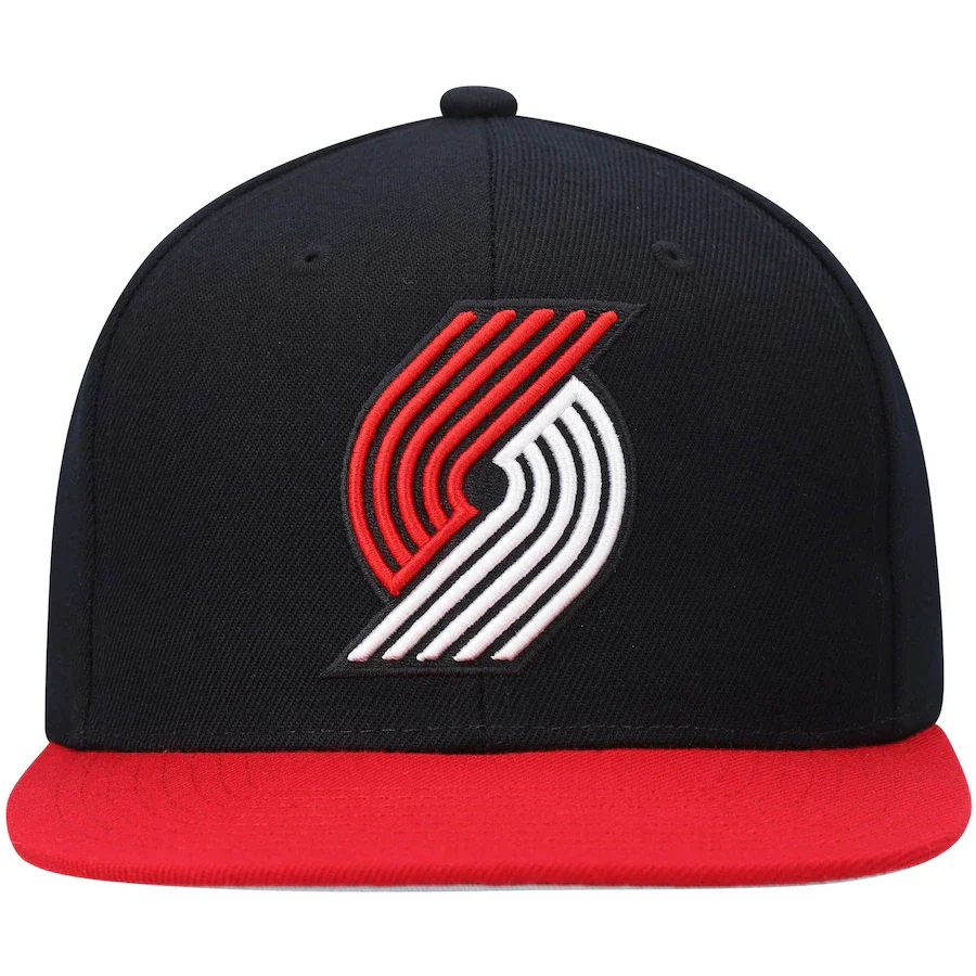 Portland Trail Blazers 2-Tone 2.0 Red Mitchell & Ness Snapback Hat