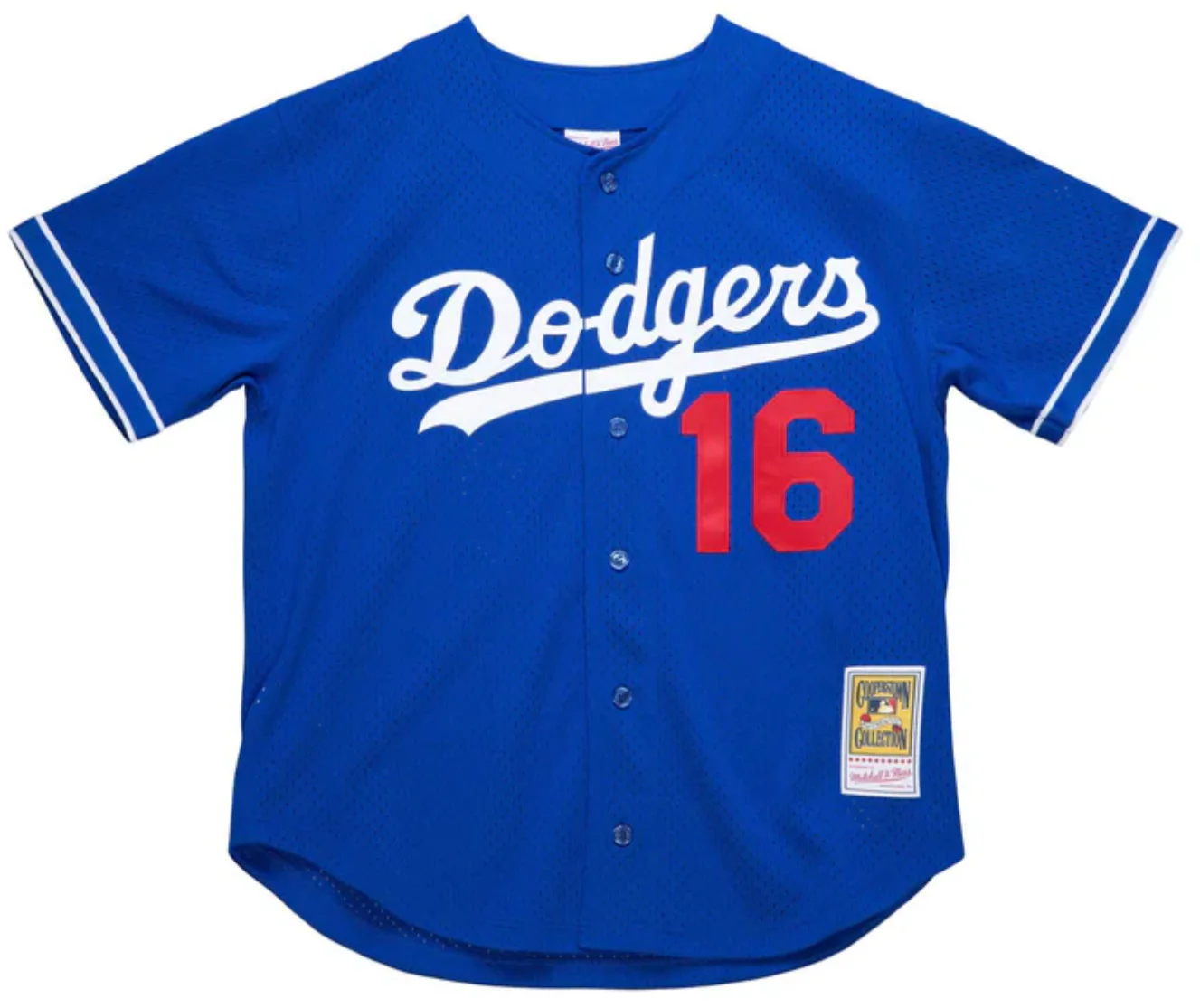 Men's Los Angeles Dodgers Hideo Nomo Mitchell & Ness Royal Cooperstown Collection Mesh Batting Practice Jersey